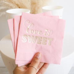 LOVE IS SWEET Napkins (set of 25)